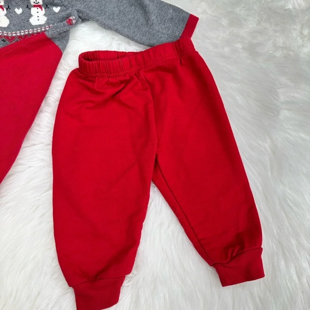 Baby Girl Christmas 12 Month matching outfit set